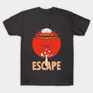 Mushroom Escape from Earth T-Shirt